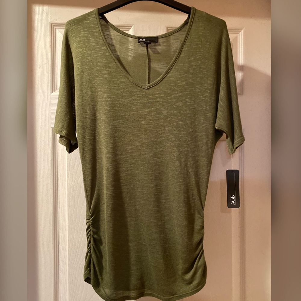 Olive Knit Top